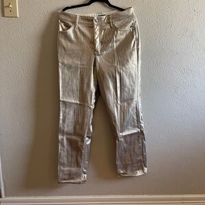 Metallic Gold Pants